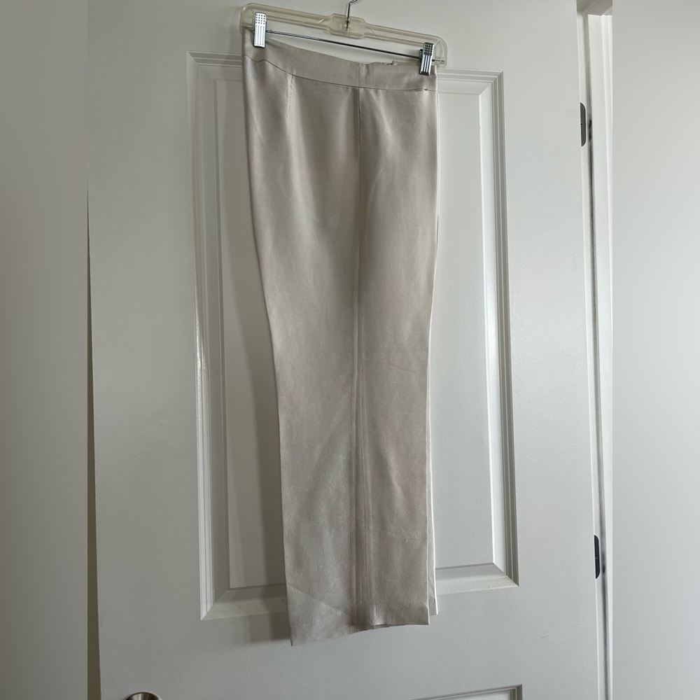 Silk pants in petite by Eileen Fisher.  Perfect for summer!